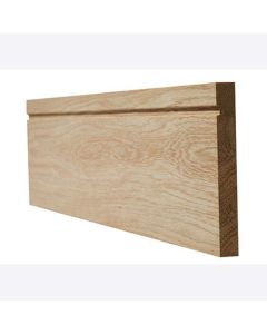 Internal Skirting Single Groove Oak Untreated 