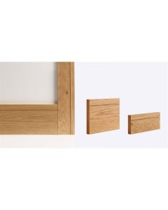 Internal Oak Skirting Pack Shaker Style Prefinished (4 x 3.6M per pack)