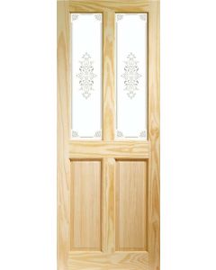 Internal Door Clear Pine Victorian With Campion Glass