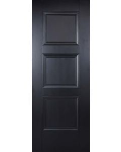 Internal Door Black Amsterdam 3 Panel Primed Plus  