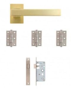 ARGO SATIN BRASS HANDLE PACK standard kit