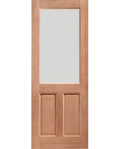 External Door Hardwood 2XG Double Glazed ( Clear Glass) Untreated