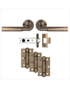 Belas Latch Pack - Ultimate Door Pack Antique Brass