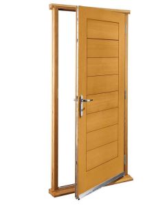 External Oak Modena Timber Doorset Prefinished Medium Oak Stain (33") - Still stock left