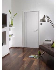 Fire Door White Prefinished Forli in situ