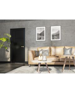 Internal Door Black Brixton Prefinished Lifestlye image