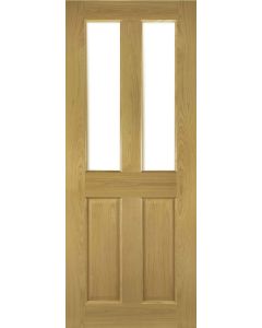 Internal Door Oak Bury Glazed Prefinished