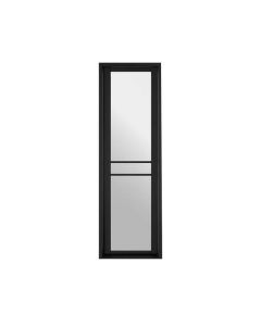 Internal Door Manhattan Black Primed Greenwich Demi Panel W8 