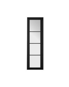 Internal Door Manhattan Black Primed Soho Demi Panel W8