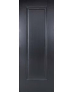 Internal Fire Door Black Eindhoven 1 Panel Primed Plus