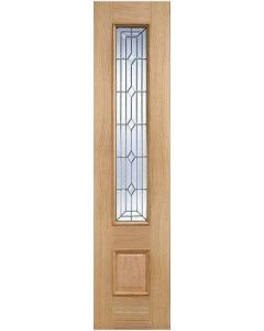 External Oak Sidelight Empress 1 Light Untreated