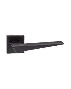 Internal Door Handle Naxos Forme Designer Lever on Contempo MATT BLACK