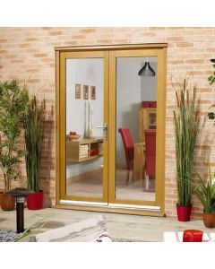  External Oak Nuvu 6ft French Door Set Prefinished SPECIAL OFFER