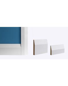 Internal White Primed Skirting Pack Half Splayed