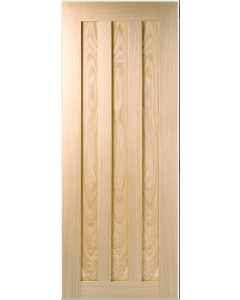 Internal Fire Door Oak Idaho 3 Panel Prefinished