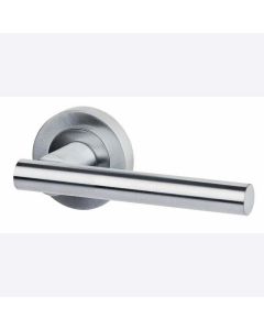 Internal Door Handle HARDWARE PACK Hyperion On Round Rose Satin Chrome