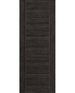 Internal Door Laminate Dark Grey Walnut Wood Effect Tigris Cinza Prefinished