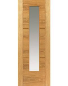 Internal Door Oak Mistral with Clear Glass Prefinished SPECIAL OFFER