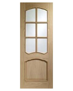 Internal Door Oak Riviera with Raised Moulding Unfinished XL