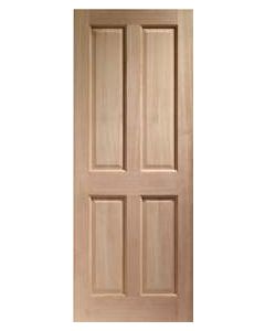 XL External Door Hardwood London 4 Panel Dowelled