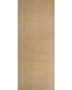 Internal Fire Door Oak Aspect Cross-Veneered Flush Prefinished