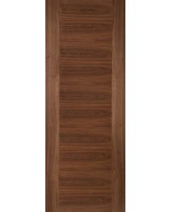 Internal Fire Door Walnut Aspect Cross-Veneered Flush Prefinished 