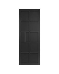 Internal Door Plaza Black Industrial Urban Range Pre Finished Single Door