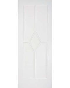 Internal Fire Door White Primed Reim Diamond 