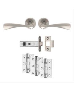 Sintra Latch Pack - Ultimate Door Pack  - Satin Nickel