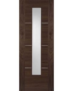 Internal Walnut Door Nova Walnut 1 Light Fire Door