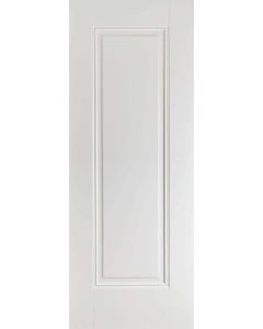 Internal Door White Eindhoven 1 Panel Primed Plus