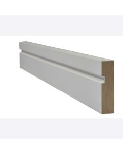 Internal Architrave Single Groove White Primed