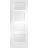 Internal Fire Door White Primed Shaker 4 Panel XL