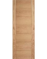 Internal Door Oak Carini 7 Panel Unfinished LPD SPECIAL OFFER - 18mm Solid Oak Lippings 