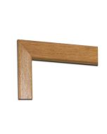 Internal Door Pair Oak Architrave Set Modern Profile Untreated XL