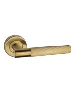 Internal Door Handle HARDWARE PACK Geneva On Round Rose Satin Gold