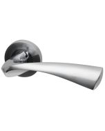 Internal Door Handle Truro Lever on Round Rose PCP/SC