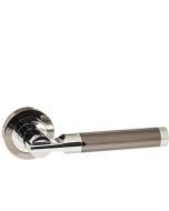 Internal Door Handle Dakota on Round Rose Black Nickel