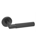 Internal Door Hardware Pack Zurich Matt Black on Round Rose